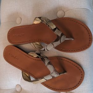 COACH flip flops